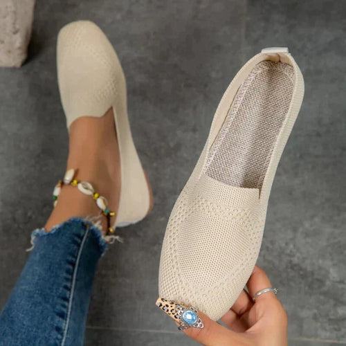 Sommer Mokassins | Slip-On | Bequem | Leinen Mokassins | Damenschuhe