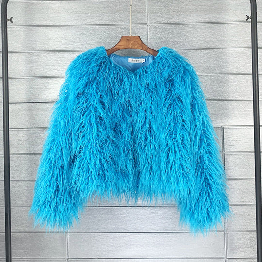 Fluffy Kurze Jacke