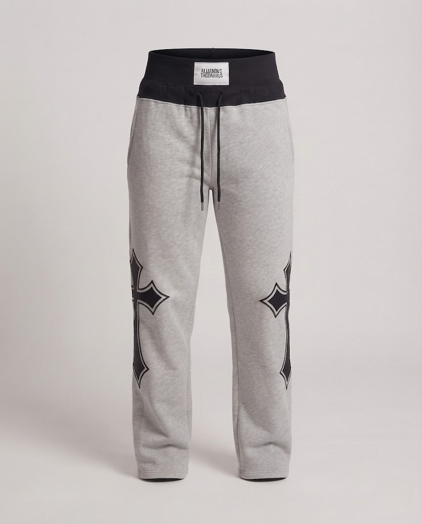 Damen Sport-Jogginghosen mit hoher Taille und grafischen Details Nord Taschen