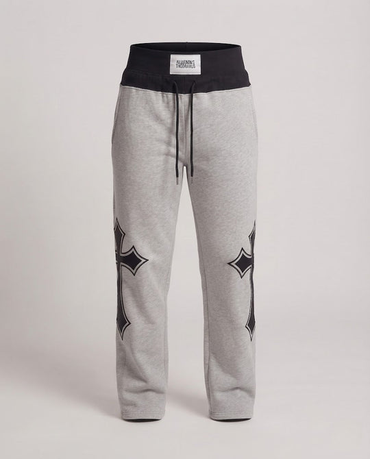 Damen Sport-Jogginghosen mit hoher Taille und grafischen Details Nord Taschen