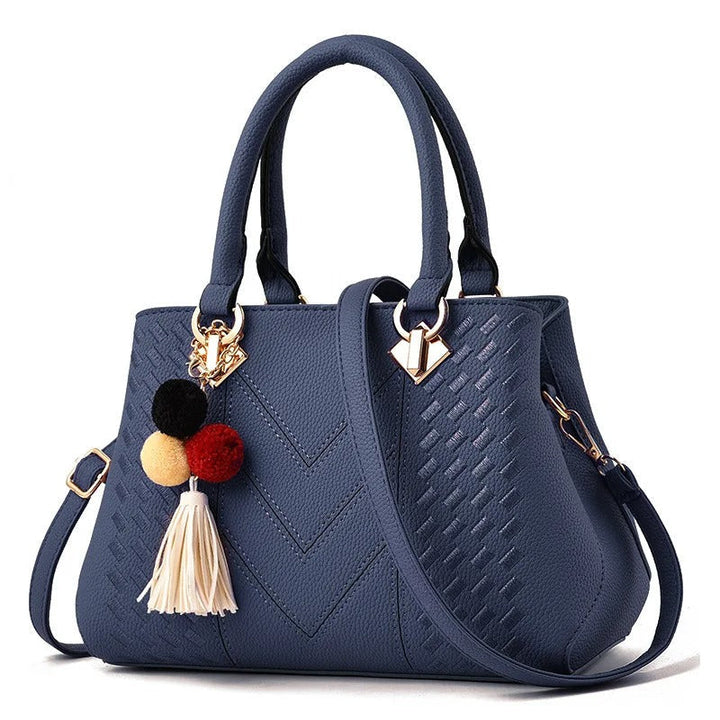 Nord Taschen | Gep quiltete Tragetasche, Veganes Rindsleder Schultertasche
