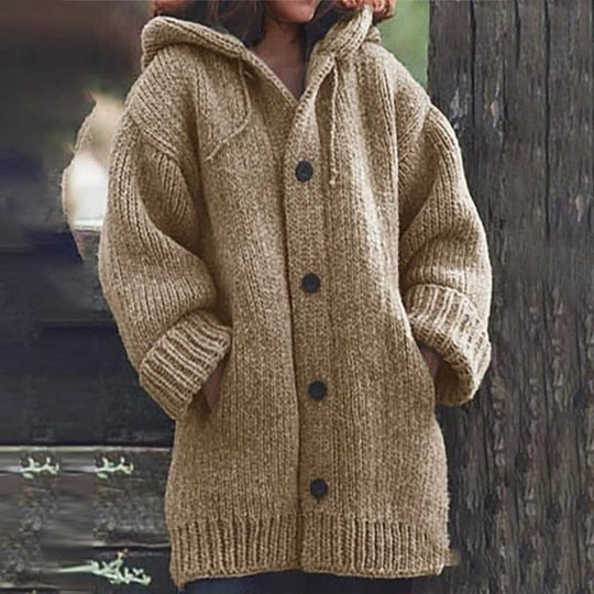 Warme Damen-Strickjacke - Arvani