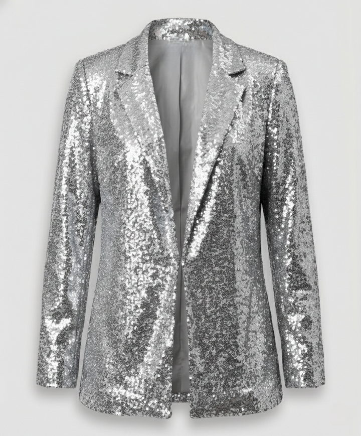 Glitzernder Damen Paillettenblazer