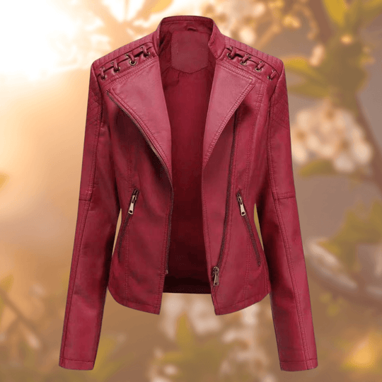 Jacke - Damen Lederjacke