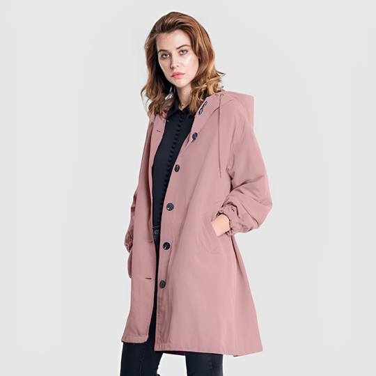 Lässig mit Kapuze und Kordel für Frauen Ideal für Herbst Winter