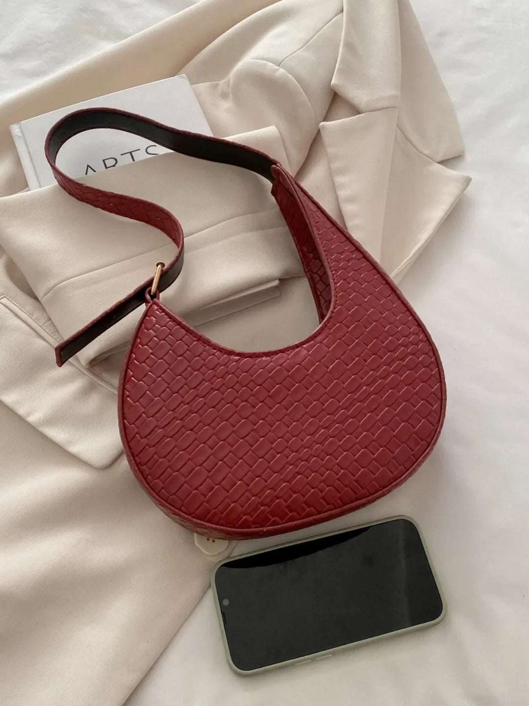 Nord Taschen | Gewebte Kurven-Schultertasche