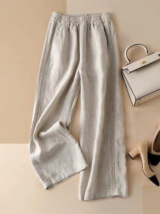 Weite Hose aus Baumwolle Casual Pants : Ihre einzigartige Eleganz 2024