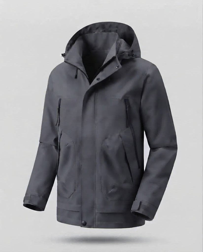 Herren Modern Windbreaker Jacke Nord Taschen