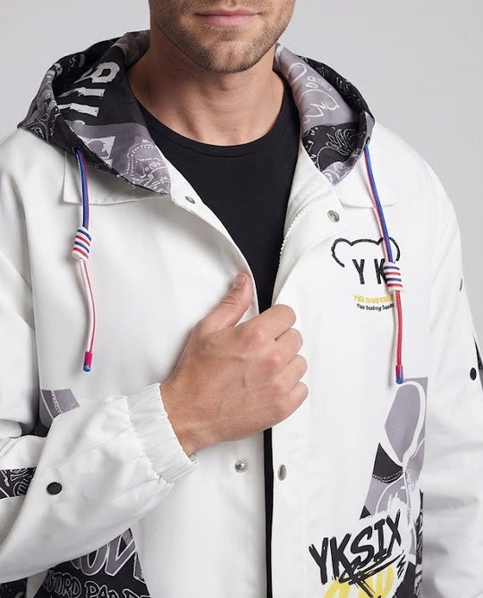 Unisex Utility-Parka-Jacke mit Kapuze und multifunktionalen Reißverschlusstaschen Nord Taschen