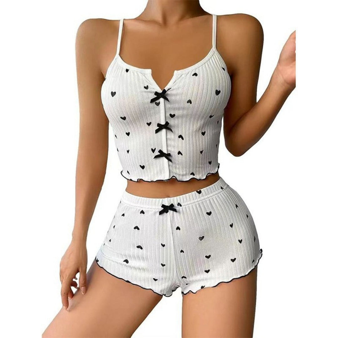 Bedrucktes Pyjama-Set