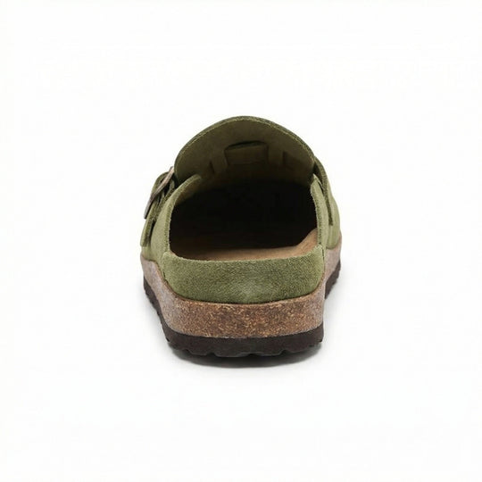 Clogs - Damen Retro Wildleder Slip-On Mule - Vittorelli