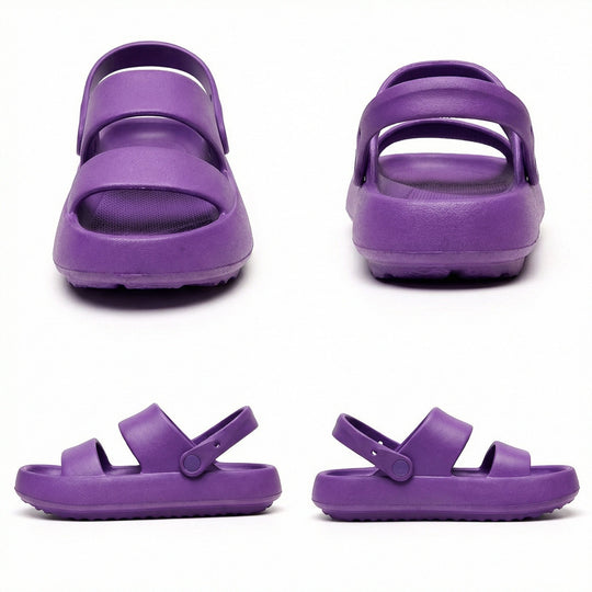 Orthopädische Sandalen Comfort Plus Pantoletten mit Doppelriemen Gepolsterte, Lässige Slip-On-Sandalen - Arvani
