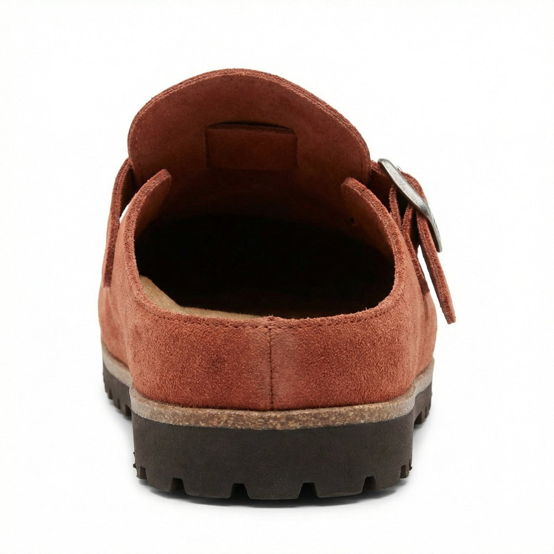 Clogs - Damen Retro Wildleder Slip-On Mule - Vittorelli