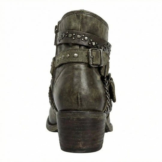 Vintage-Kettenstiefel