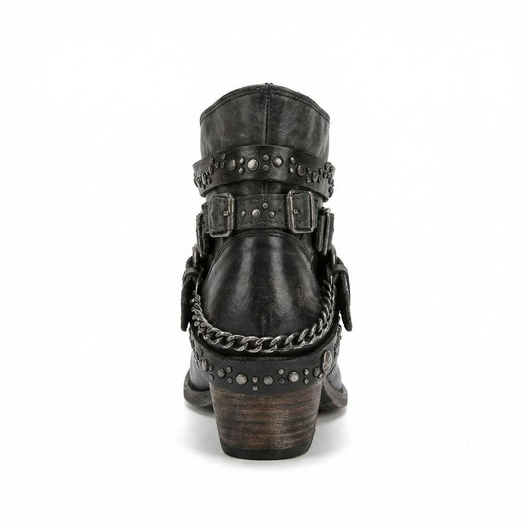 Vintage-Kettenstiefel