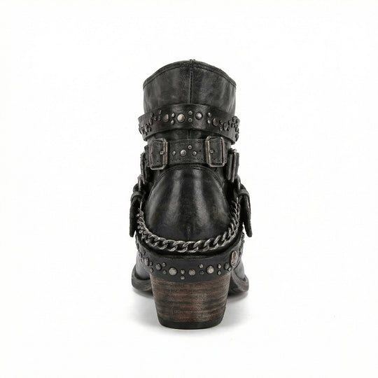 Vintage-Kettenstiefel