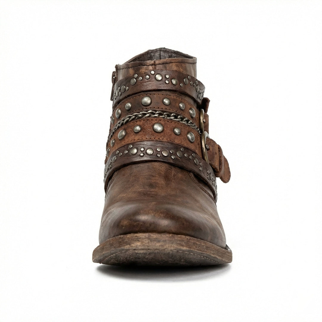 Vintage-Kettenstiefel