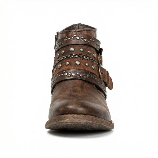 Vintage-Kettenstiefel