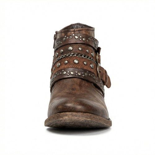 Vintage-Kettenstiefel