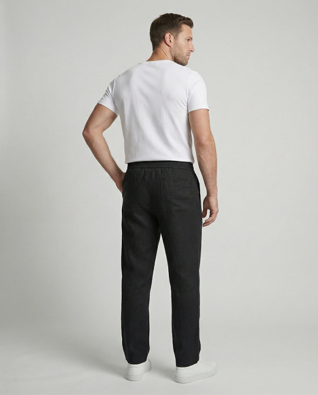 Leichte Atmungsaktive Leinenhose Herren