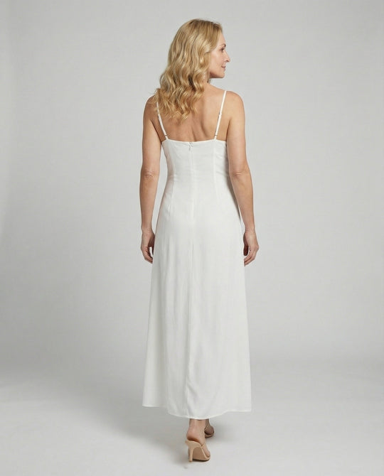 Damen Maxikleid mit Korsett Bustier