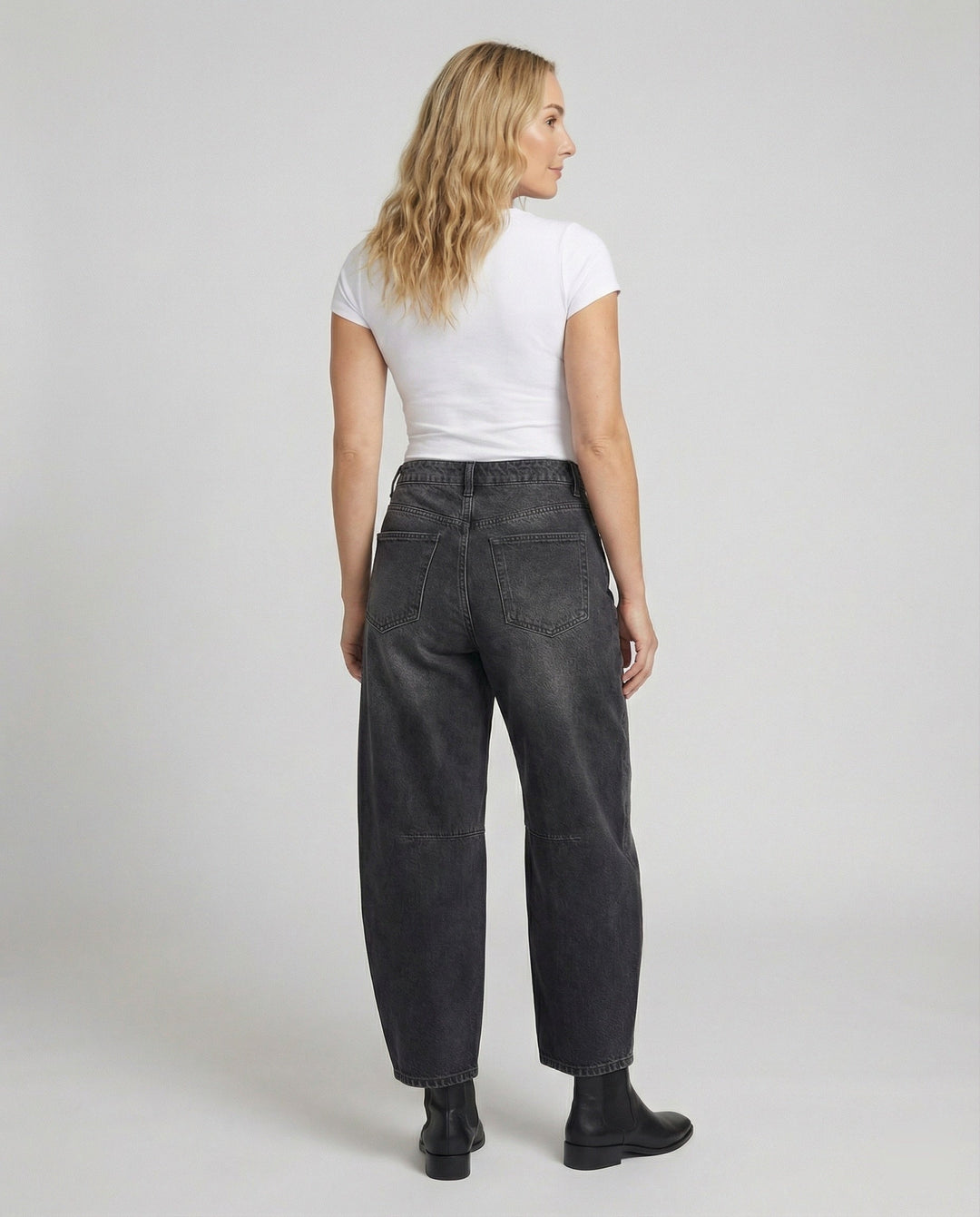 Nord Taschen | Mid Rise Barrel Jeans für Damen