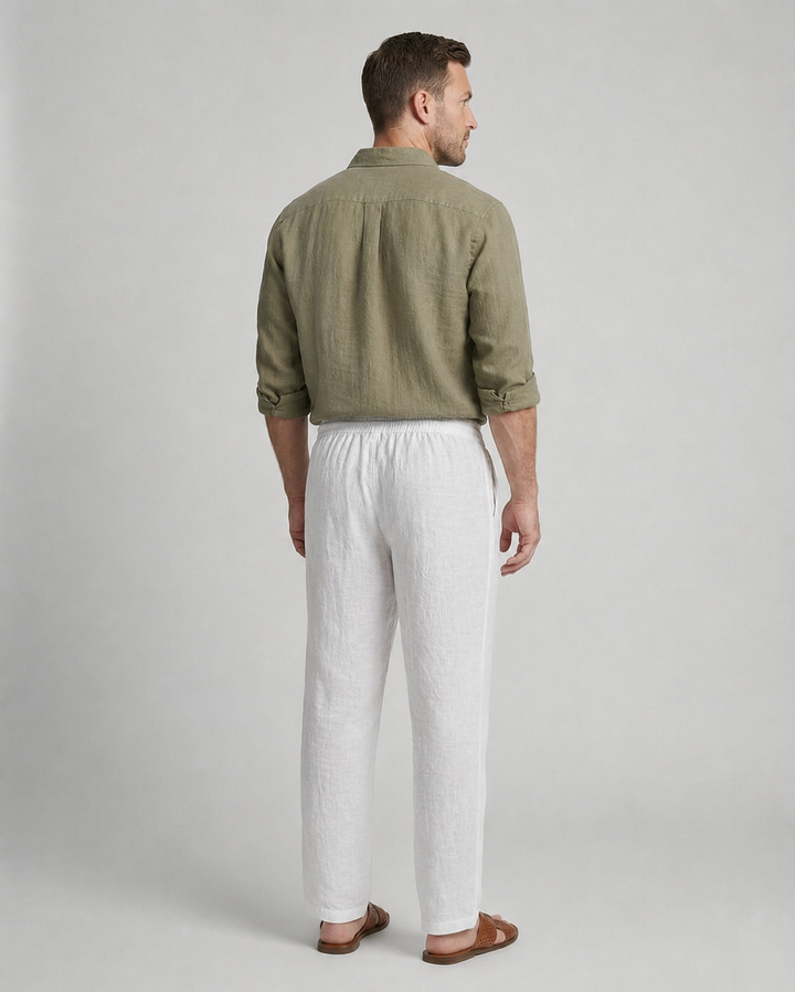 Lässige Leinenhose Herren