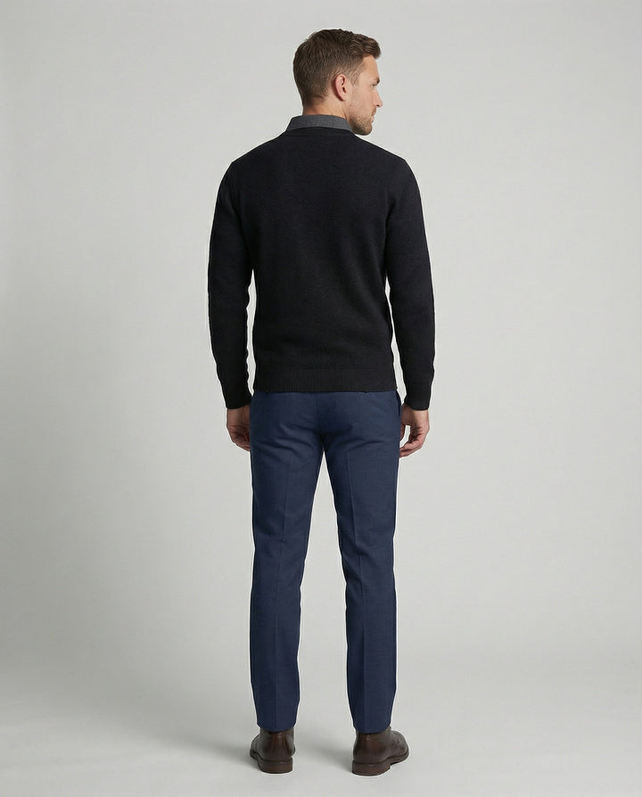 Eleganter Feinstrickpullover Herren
