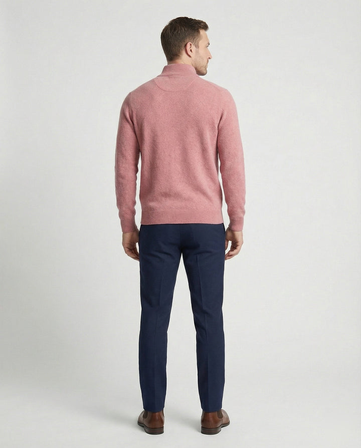 Eleganter Merino V-Ausschnitt Pullover