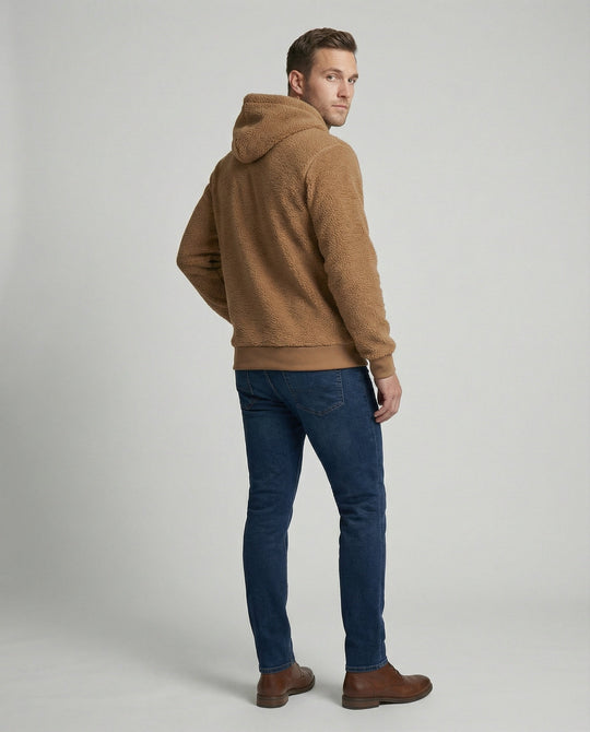 Kuscheliger Teddy Pullover Herren