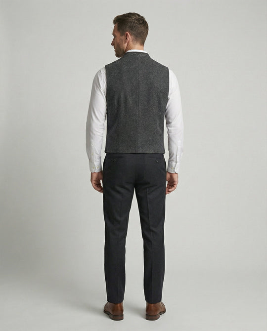 Elegante Graue Trachtenweste