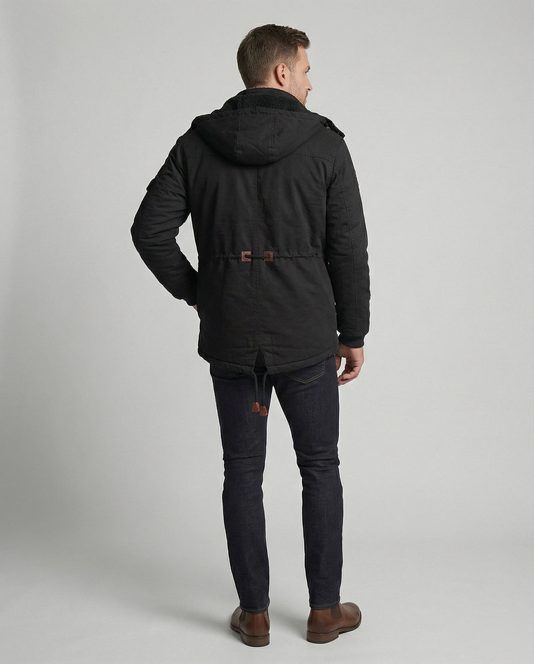 Warme Gefütterte Winterjacke