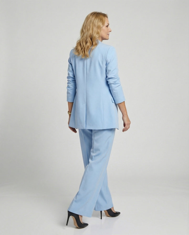 Damen Zweiteiler Set Damen Blazer Hose