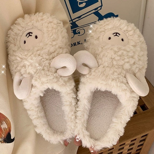 Bequeme Damen Hausschuhe mit Tiermuster