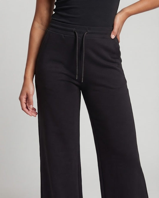 Damen Weite Jersey-Hose mit Kordelzug und hoher Taille Nord Taschen
