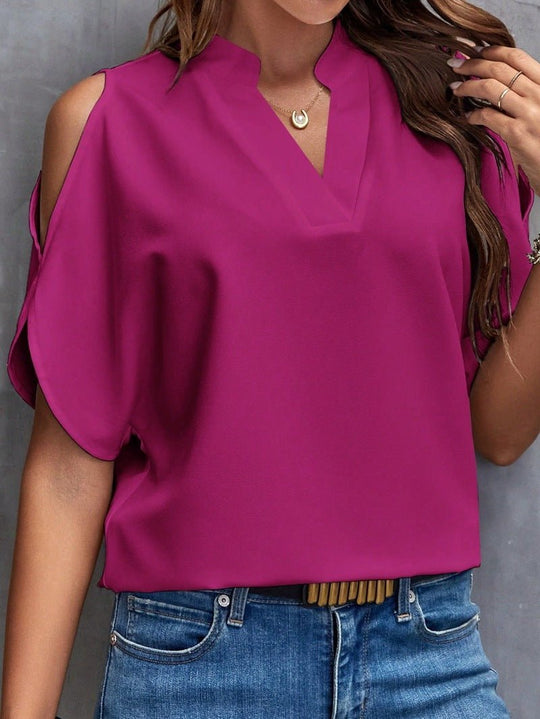 Elegante mit Schulterfreien Kurzen Ärmeln