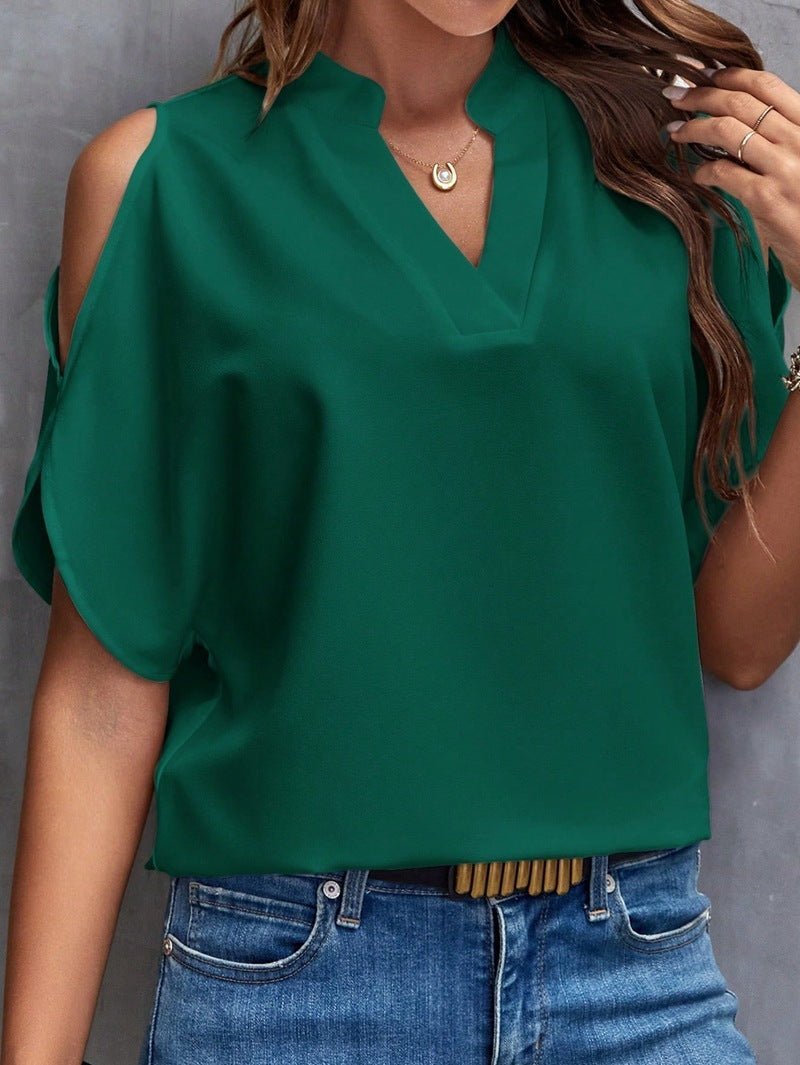 Elegante mit Schulterfreien Kurzen Ärmeln