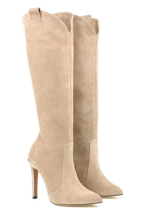 Über-die-Knie Damenstiefel - Arvani