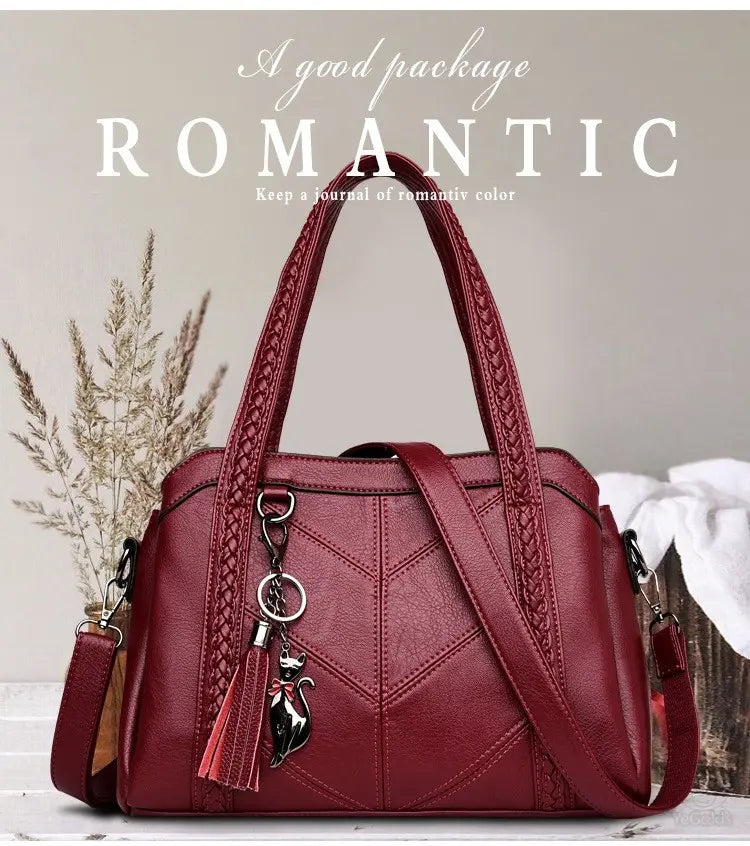 Lederhandtasche Elegant Modisch