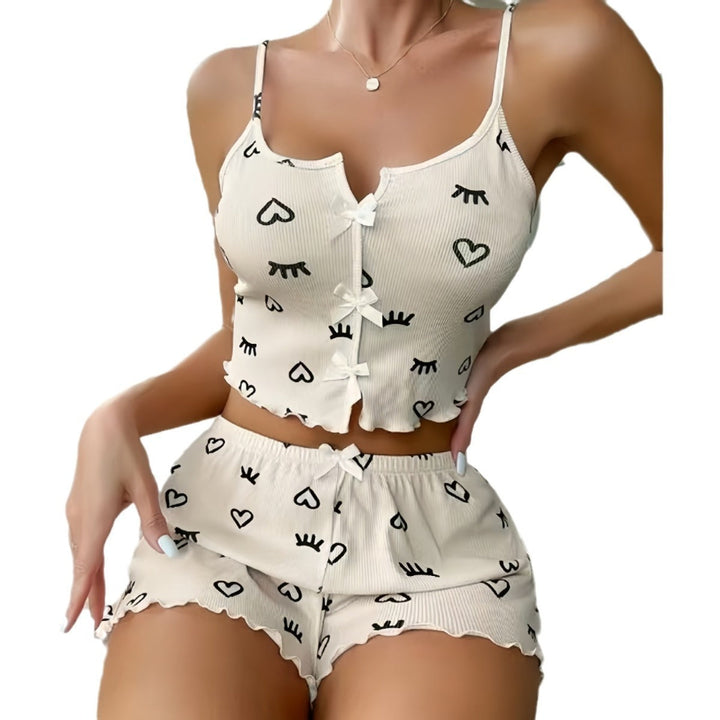 Bedrucktes Pyjama-Set