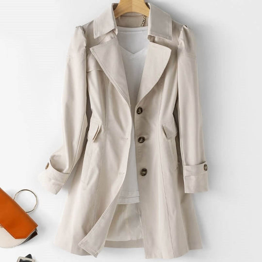 Damen Einreiher-Trenchcoat