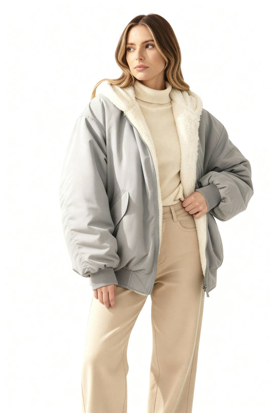 Avellé | Bequeme Oversized Winterjacke