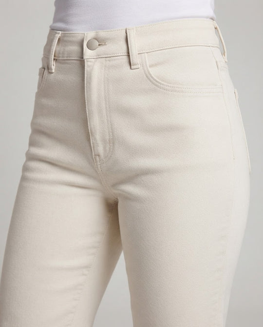 Damen Gerade geschnittene Chino-Hose mit hoher Taille und schlanker Bügelfalte Nord Taschen
