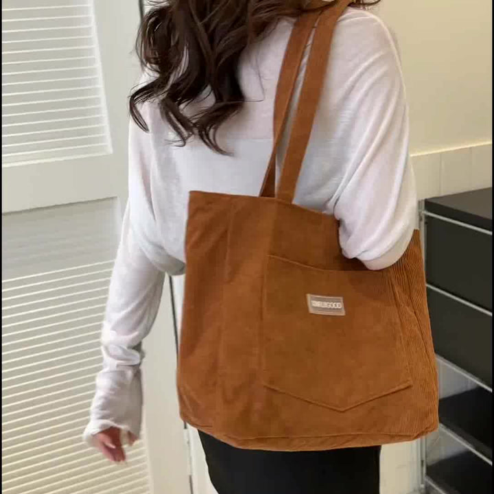 Elegante Damen Cordstoff Tasche | Nord Taschen