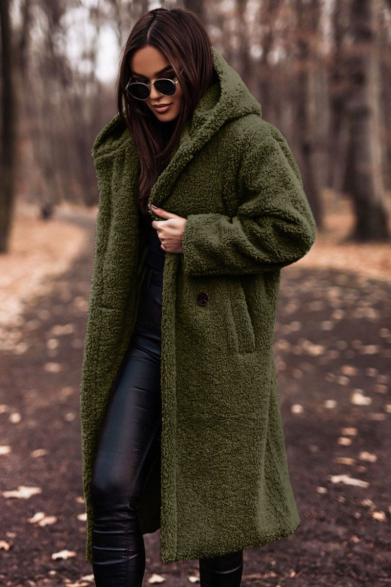 Damen Teddy Fleece Jacke – Winddicht & Warm