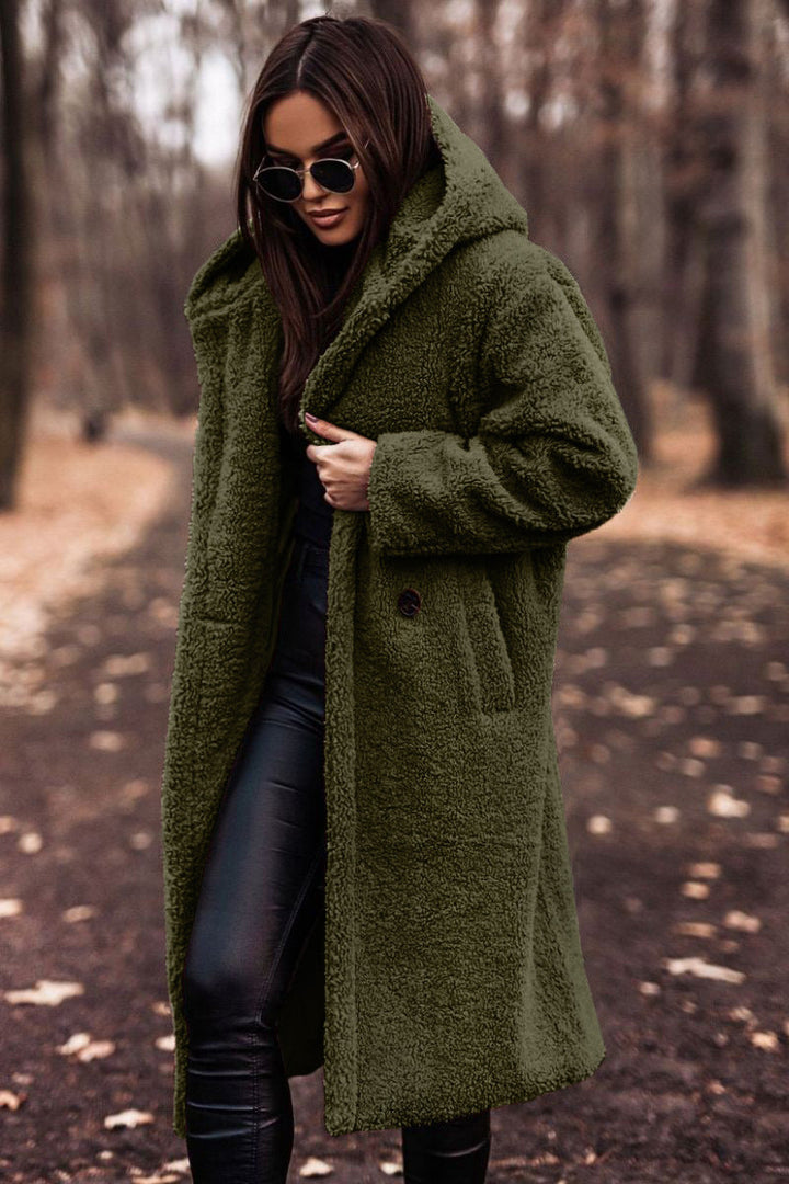 Damen Teddy Fleece Jacke – Winddicht & Warm