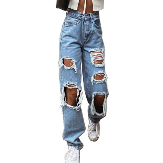 Vittorelli | Damenjeans mit Rissen und Washed-Effekt