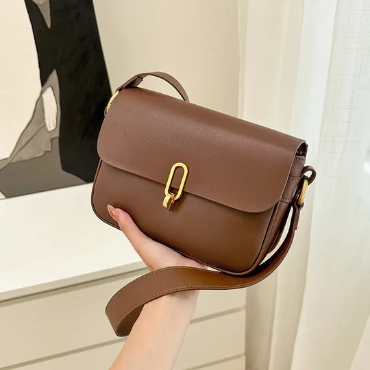 Nord Taschen | für Damen - Stilvolle Umhängetasche mit goldener Schnalle und verstellbarem Träger