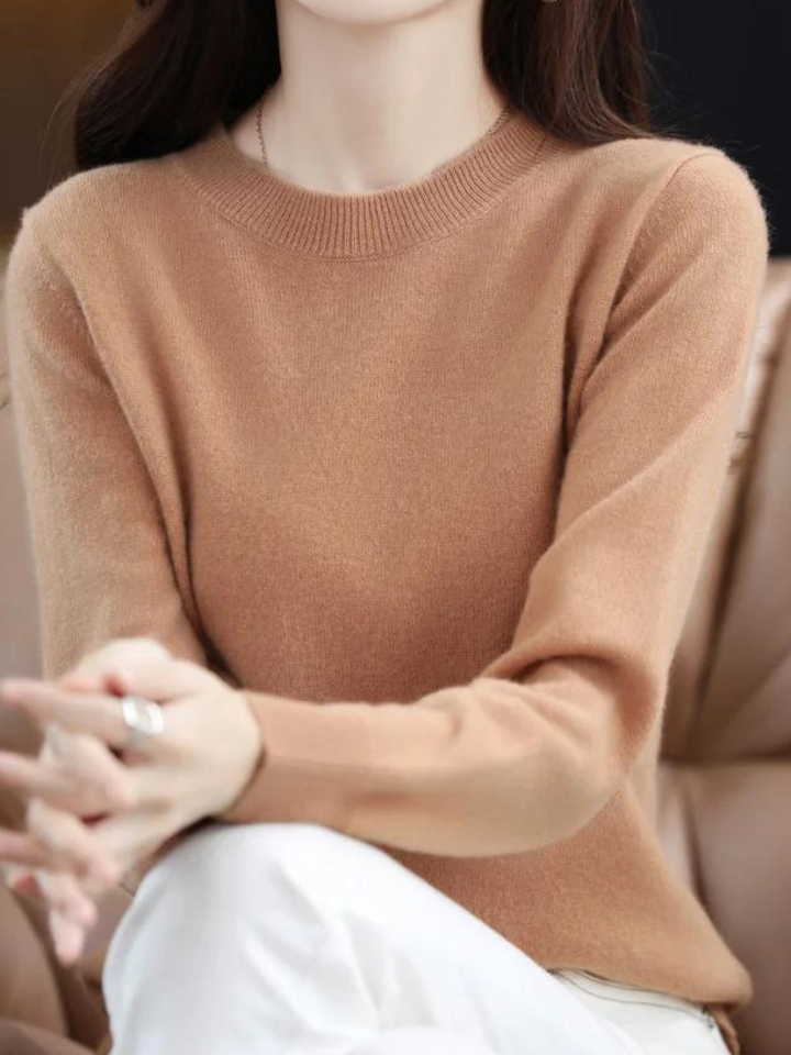 Klassische Wollpullover für Frauen