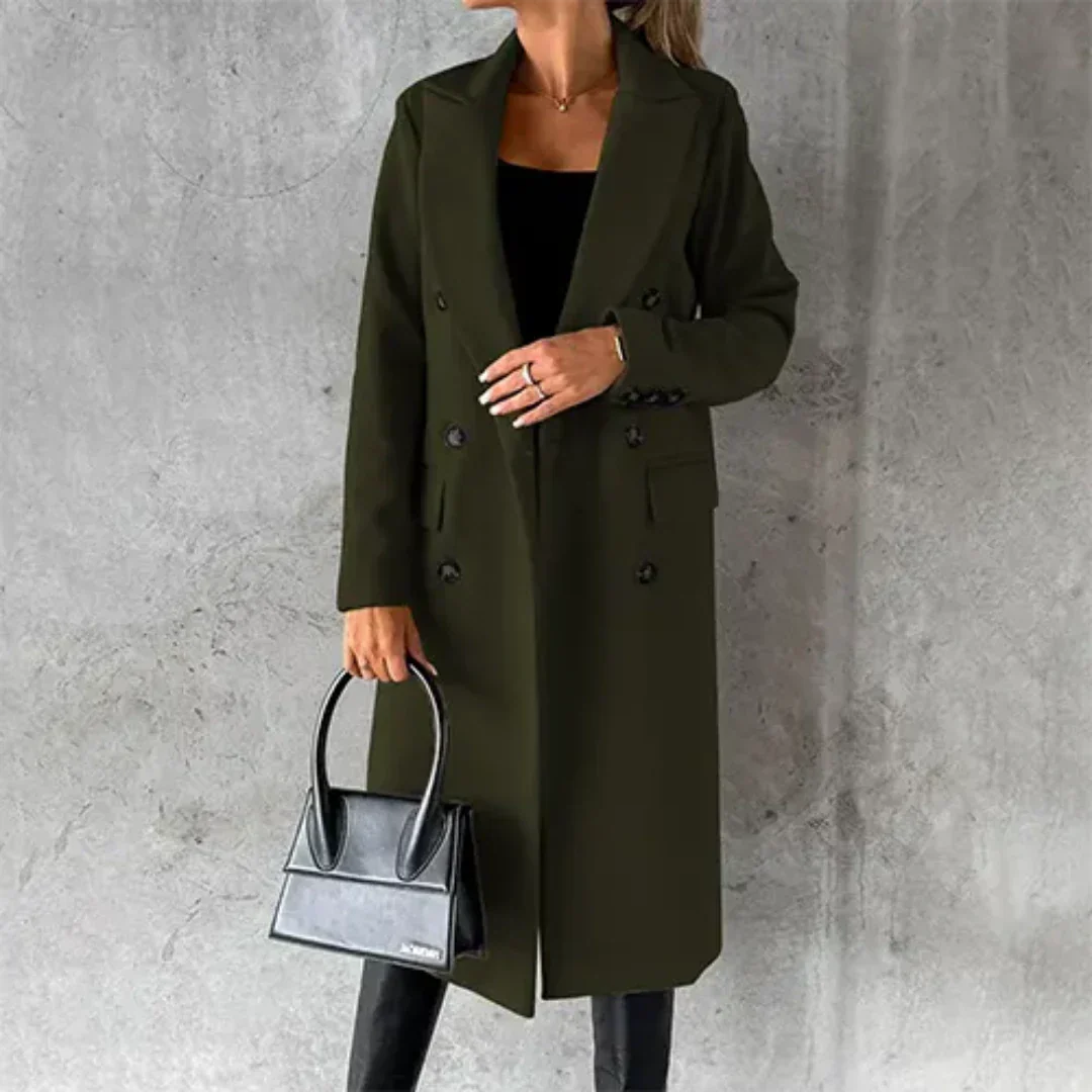 Nord Taschen | Damen Warme Trench Mantel Winter